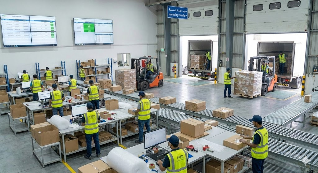 تجهيز الطلبات والشحن